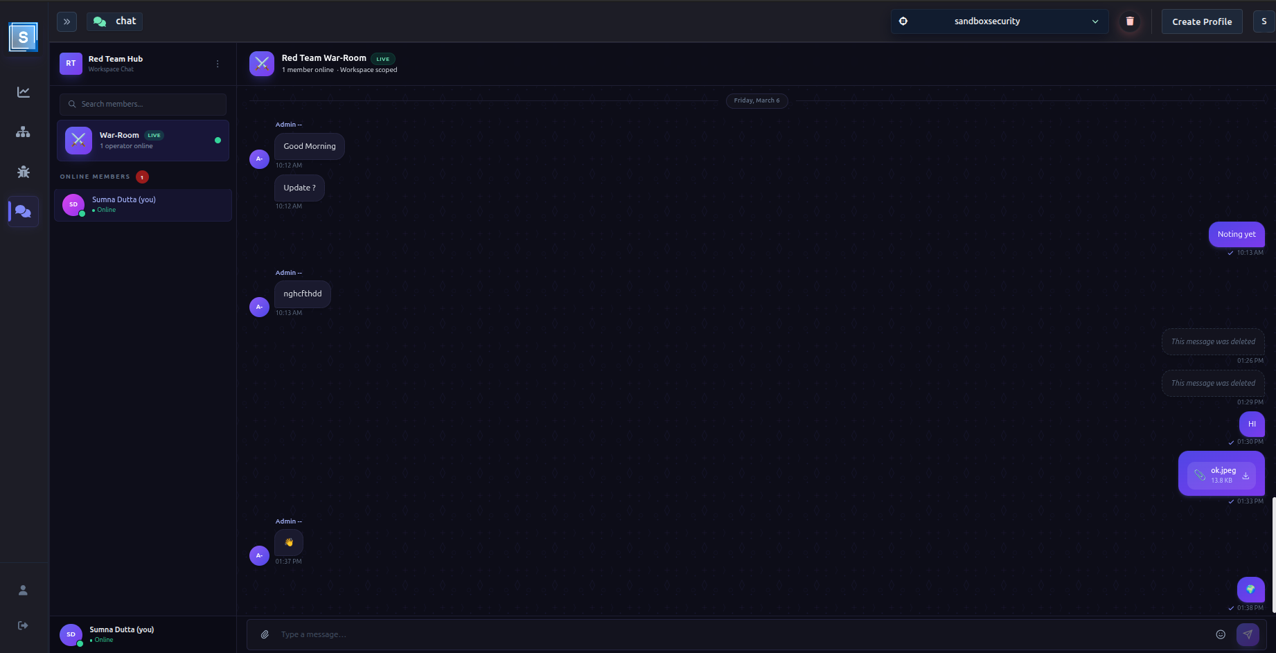 RTF Login Screen