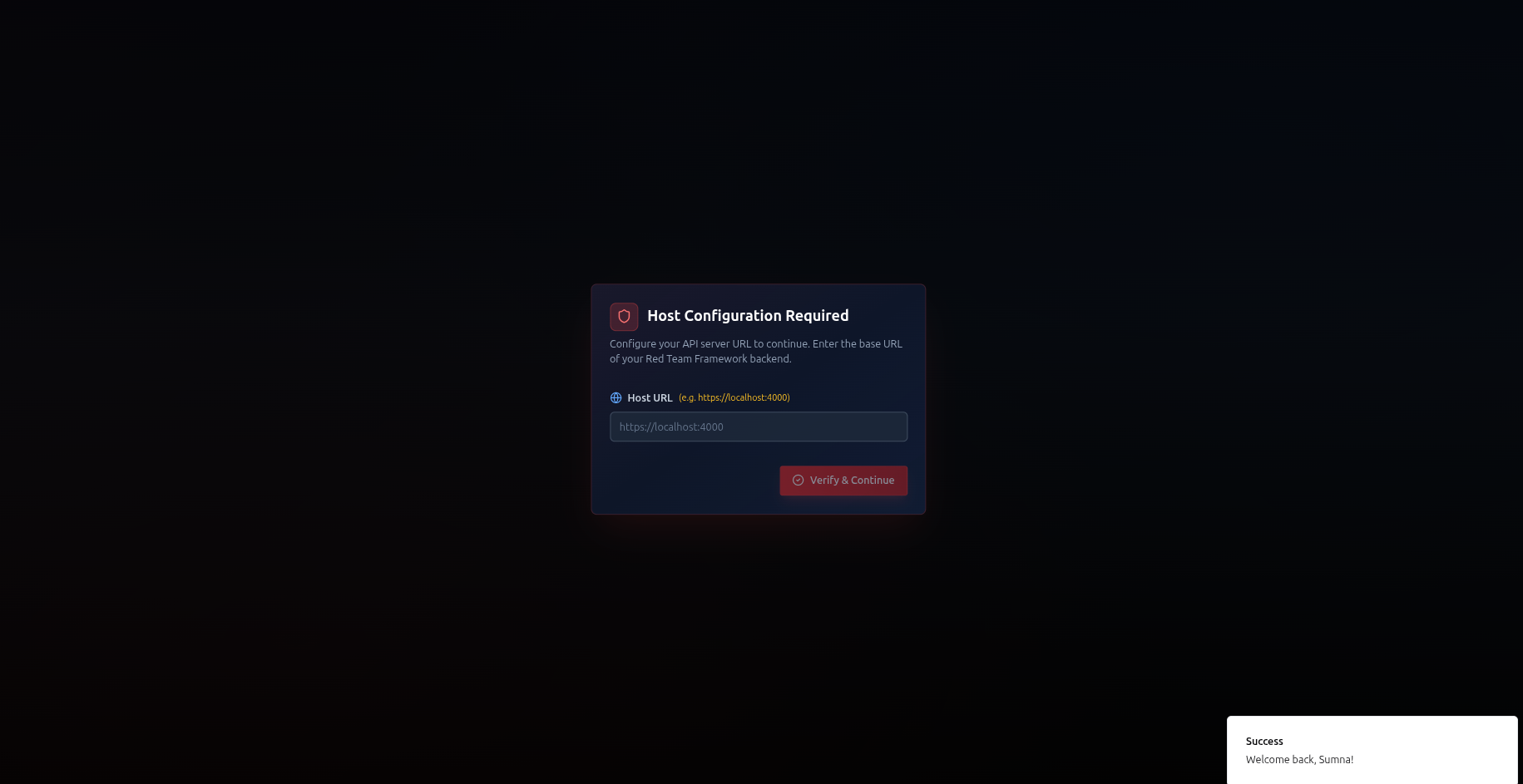 RTF Login Screen