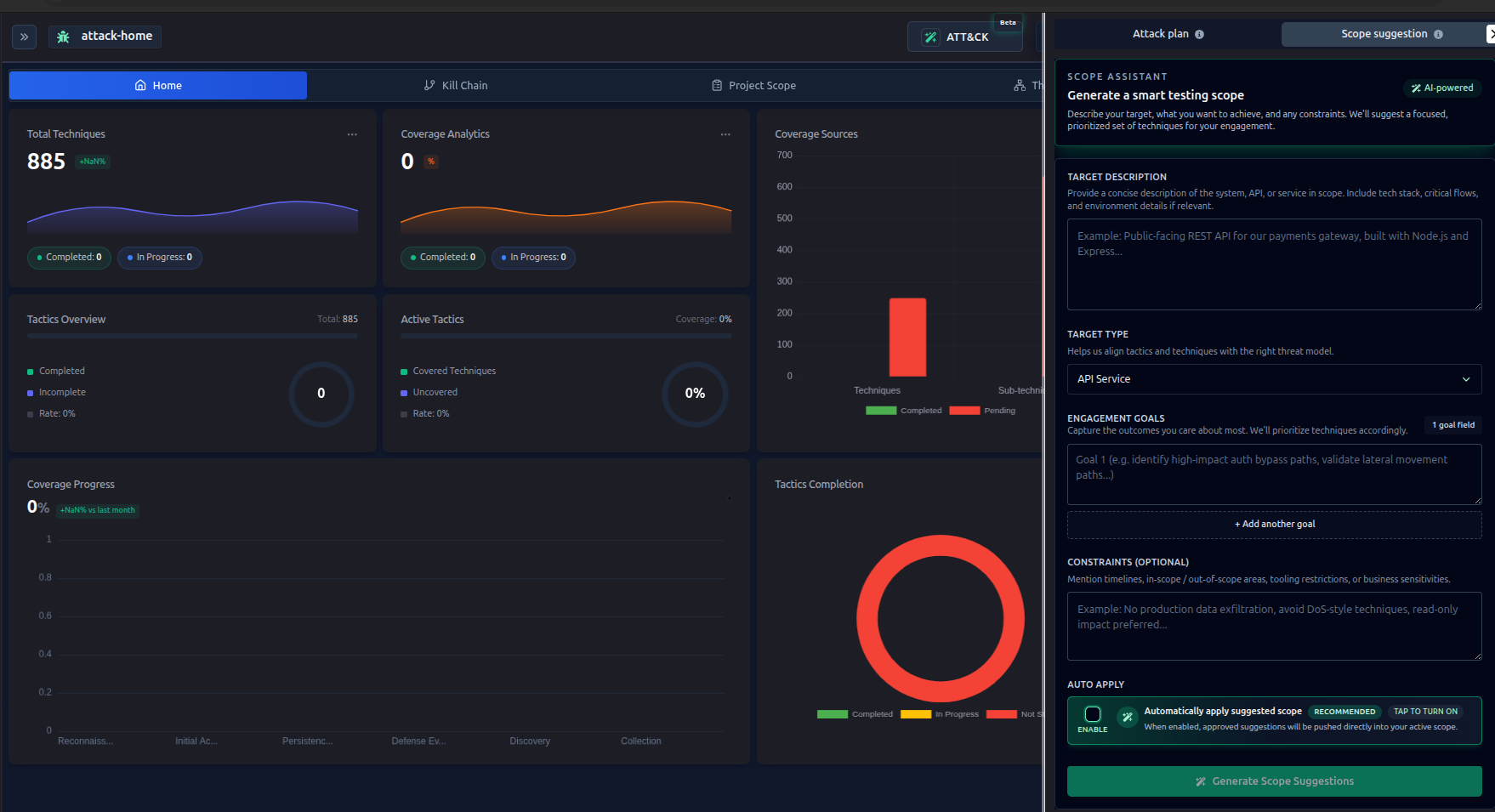 RTF Profile Create Screen